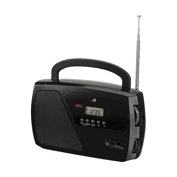 Gpx GPX Black AM/FM Clock Radio Digital Plug-In R633B - main